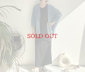 画像5: ●大人気シリーズ●大人っぽいデニムシャツ【LIVEご紹介アイテム】●ノーカラーデニムシャツ