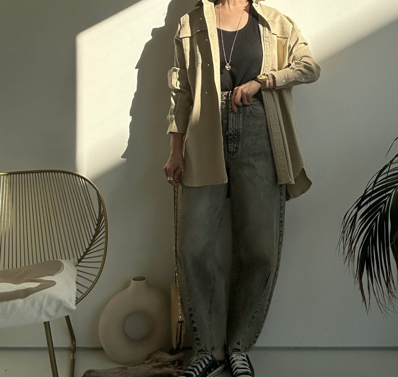 画像6: ◆ストレッチが効いて着心地抜群!!●受注●【LIVEご紹介アイテム】●オーバーデニムシャツジャケット (6)
