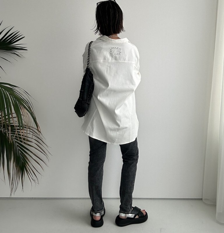 画像8: ◆ストレッチが効いて着心地抜群!!●受注●【LIVEご紹介アイテム】●オーバーデニムシャツジャケット (8)