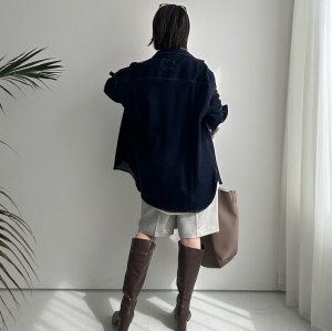 画像17: ◆ストレッチが効いて着心地抜群!!●受注●【LIVEご紹介アイテム】●オーバーデニムシャツジャケット