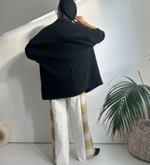 画像8: ●他には無いデザイン●【LIVEご紹介アイテム】チェックドッキングデニム