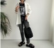 画像10: ◆ストレッチが効いて着心地抜群!!●受注●【LIVEご紹介アイテム】●オーバーデニムシャツジャケット (10)
