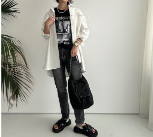 画像10: ◆ストレッチが効いて着心地抜群!!●受注●【LIVEご紹介アイテム】●オーバーデニムシャツジャケット