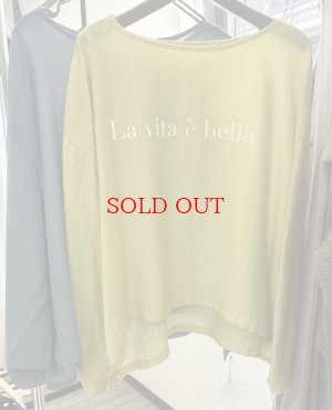 画像7: ●ロゴアイテムを大人っぽく着られる◎●【LIVEご紹介アイテム】●2wayスリーブシアーロゴプルオーバー