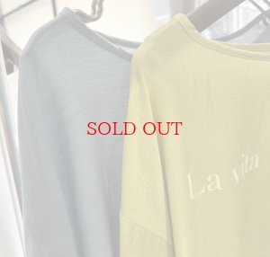 画像8: ●ロゴアイテムを大人っぽく着られる◎●【LIVEご紹介アイテム】●2wayスリーブシアーロゴプルオーバー