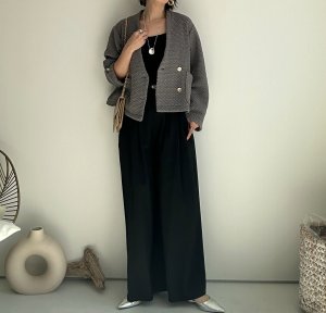 画像10: ●ジャケットのきちんと感とカーデの気楽さ●【LIVEご紹介アイテム】●クラシカルカーデジャケット