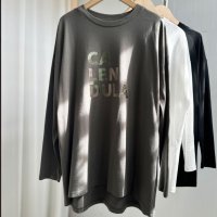 【SALE liveご紹介アイテム】metallic logo lonT