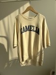 画像1: 【SALE LIVE ご紹介アイテム】ハーフスリーブロゴスエットアイボリー (1)