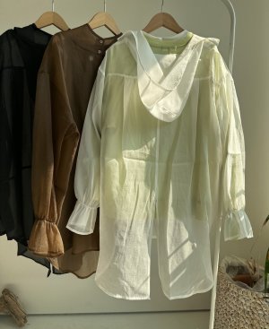 画像3: ●シアーアイテムの羽織に困ったらコレ!!●【LIVEご紹介アイテム】●フーディシアーシャツ