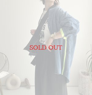 画像7: ●ネオンラインが可愛いデニムシャツ●【LIVEご紹介アイテム】●ネオンポイントデニムシャツ