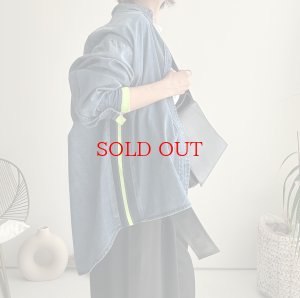 画像6: ●ネオンラインが可愛いデニムシャツ●【LIVEご紹介アイテム】●ネオンポイントデニムシャツ