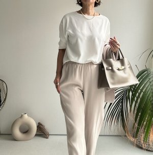 画像15: ●限定SALE●カーデライクオーバージャケットシリーズ●【LIVEご紹介アイテム】テーパードパンツ