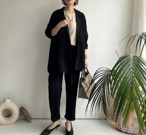 画像10: ●限定SALE●カーデライクオーバージャケットシリーズ●【LIVEご紹介アイテム】テーパードパンツ