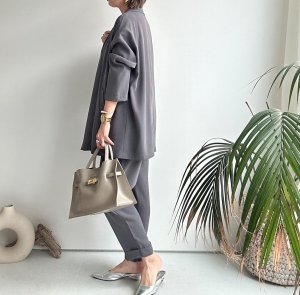 画像16: ●限定SALE●カーデライクオーバージャケットシリーズ●【LIVEご紹介アイテム】テーパードパンツ