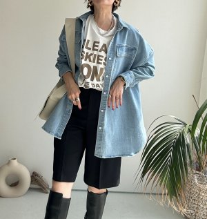 画像32: ◆ストレッチが効いて着心地抜群!!●受注●【LIVEご紹介アイテム】●オーバーデニムシャツジャケット