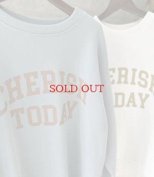 画像2: ●SALE●【12/13 LIVEアイテム】あったか裏素材◎裏起毛カラーロゴスエット