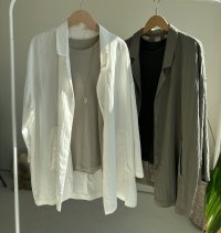 ●在庫限り●1日半のみの超短期販売●月曜朝9時まで●【6/6 LIVEご紹介アイテム】●めちゃくちゃ使えるシャツジャケット