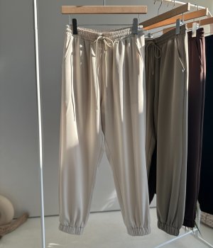 画像11: ●大人っぽとろみ素材と美シルエット●【3/24 LIVEご紹介アイテム】とろみジョガーパンツ