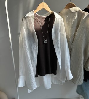 画像5: ●こっくり大人っぽいリブタンク●【LIVEご紹介アイテム】●大人のインナータンク●クルーネック細リブタンク(ブラウン)