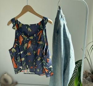 画像12: ●【2/11 LIVEご紹介アイテム】●前後2wayで着られる◎全色素敵!!なヴィンテージライクフラワービスチェトップス