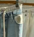画像9: ●在庫限り●1日半のみの超短期販売●月曜朝9時まで●【6/6 LIVEご紹介アイテム】●美ライン!!履き心地楽ちん◎Wウエストドッキングデザインデニム