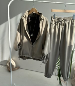 画像14: ●大人っぽとろみ素材と美シルエット●【3/24 LIVEご紹介アイテム】とろみジョガーパンツ