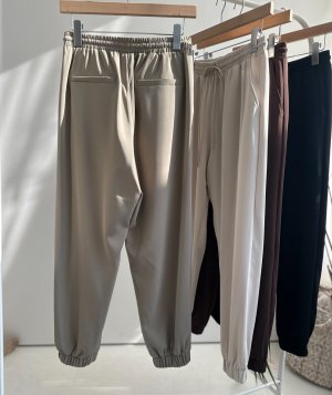 画像5: ●大人っぽとろみ素材と美シルエット●【3/24 LIVEご紹介アイテム】とろみジョガーパンツ