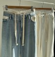 画像5: ●在庫限り●1日半のみの超短期販売●月曜朝9時まで●【6/6 LIVEご紹介アイテム】●美ライン!!履き心地楽ちん◎Wウエストドッキングデザインデニム