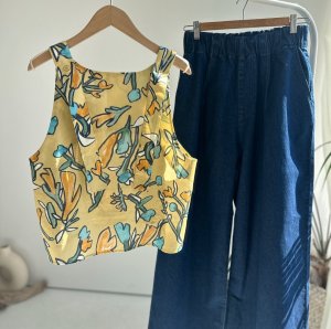 画像7: ●【2/11 LIVEご紹介アイテム】●前後2wayで着られる◎全色素敵!!なヴィンテージライクフラワービスチェトップス