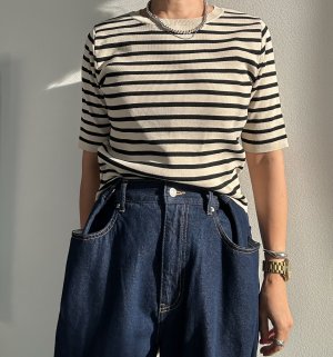 画像9: ●シルエットが可愛い【LIVEご紹介アイテム】●サイドスリットワイドデニム