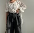 画像7: ●シルエットが可愛い【LIVEご紹介アイテム】●サイドスリットワイドデニム (7)