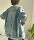 画像4: ●最終追加【1/28 LIVEご紹介アイテム】●ノーカラーデニムジャケット