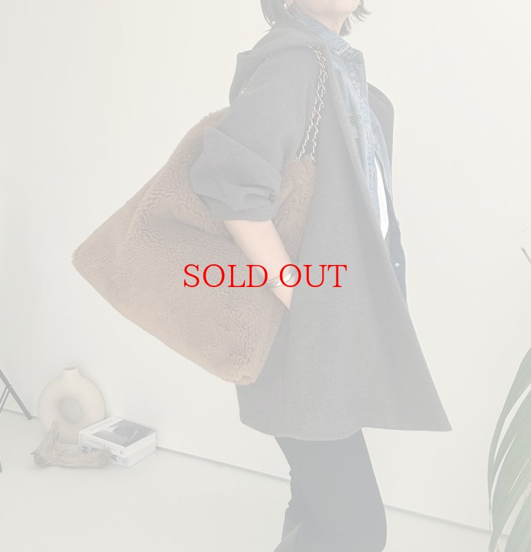 画像11: ● SALE●【LIVEご紹介アイテム】●ウールライクストレッチフーディコート (11)
