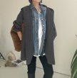 画像10: ● SALE●【LIVEご紹介アイテム】●ウールライクストレッチフーディコート (10)