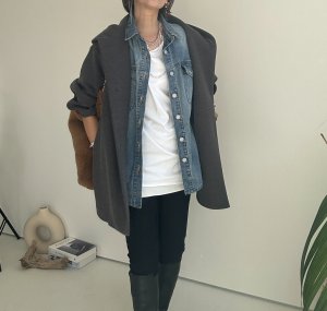 画像5: ●【LIVEご紹介アイテム】●ウールライクストレッチフーディコート