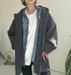 画像3: ● SALE●【LIVEご紹介アイテム】●ウールライクストレッチフーディコート (3)