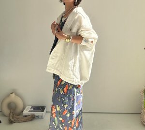 画像38: 【2/19 LIVEご紹介アイテム】素敵すぎる!!大人Gジャン登場●リネンミックスオーバーGジャン/ジャケット