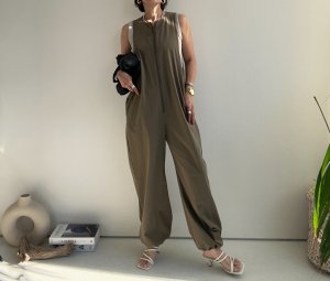 画像13: ●SALE●メーカー在庫限り●【3/31 LIVEアイテム】●ストレッチナイロンで伸縮性◎●ジップデザインオールインワン