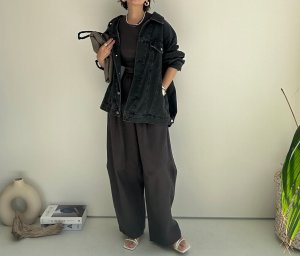 画像24: ●サロペとしてもパンツとしても使える◎【3/24 LIVEご紹介アイテム】●2wayリネンカーブサロペ