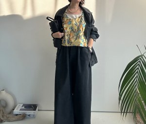 画像22: ●【2/11 LIVEご紹介アイテム】●前後2wayで着られる◎全色素敵!!なヴィンテージライクフラワービスチェトップス