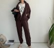 画像1: ●大人っぽとろみ素材と美シルエット●【3/24 LIVEご紹介アイテム】とろみジョガーパンツ (1)
