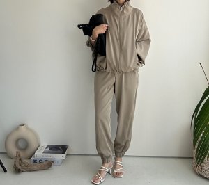 画像25: ●大人っぽとろみ素材と美シルエット●【3/24 LIVEご紹介アイテム】とろみジョガーパンツ