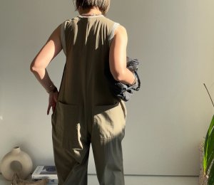 画像15: ●SALE●メーカー在庫限り●【3/31 LIVEアイテム】●ストレッチナイロンで伸縮性◎●ジップデザインオールインワン