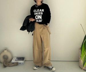 画像31: ●サロペとしてもパンツとしても使える◎【3/24 LIVEご紹介アイテム】●2wayリネンカーブサロペ