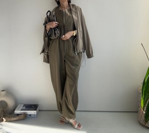 画像14: ●SALE●メーカー在庫限り●【3/31 LIVEアイテム】●ストレッチナイロンで伸縮性◎●ジップデザインオールインワン