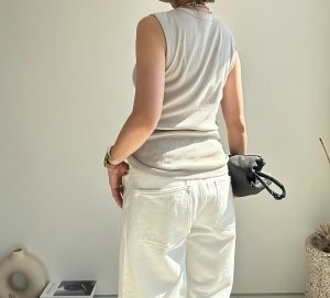 画像7: ●こっくり大人っぽいリブタンク●【LIVEご紹介アイテム】●大人のインナータンク●クルーネック細リブタンク(ブラウン)