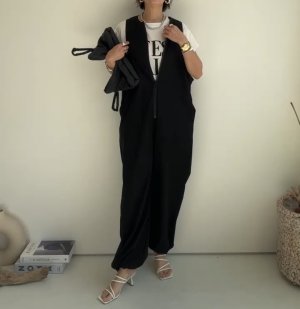 画像20: ●SALE●メーカー在庫限り●【3/31 LIVEアイテム】●ストレッチナイロンで伸縮性◎●ジップデザインオールインワン