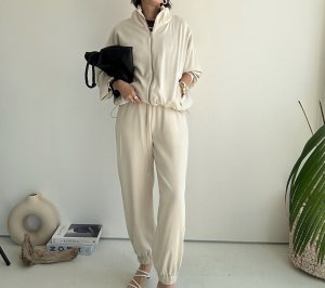 画像18: ●大人っぽとろみ素材と美シルエット●【3/24 LIVEご紹介アイテム】とろみジョガーパンツ