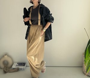 画像29: ●サロペとしてもパンツとしても使える◎【3/24 LIVEご紹介アイテム】●2wayリネンカーブサロペ