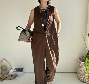 画像23: ●SALE●メーカー在庫限り●【3/31 LIVEアイテム】●ストレッチナイロンで伸縮性◎●ジップデザインオールインワン